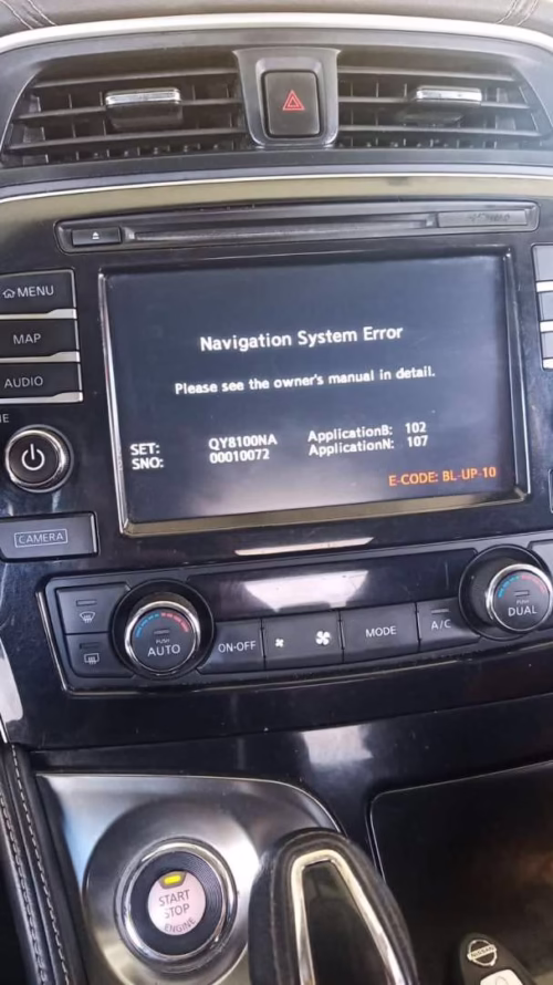Nissan  Xtrail HNT32 Navigation Map card