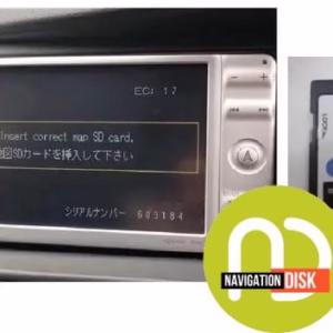 Please Insert Correct SD Card Error: For Toyota NSDN-W60
