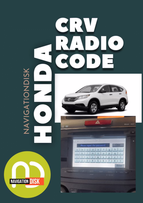 Honda CRV Radio factory unlock code